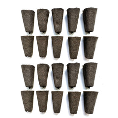 West Kent collection of 20 square brown sponges arranged in four rows.