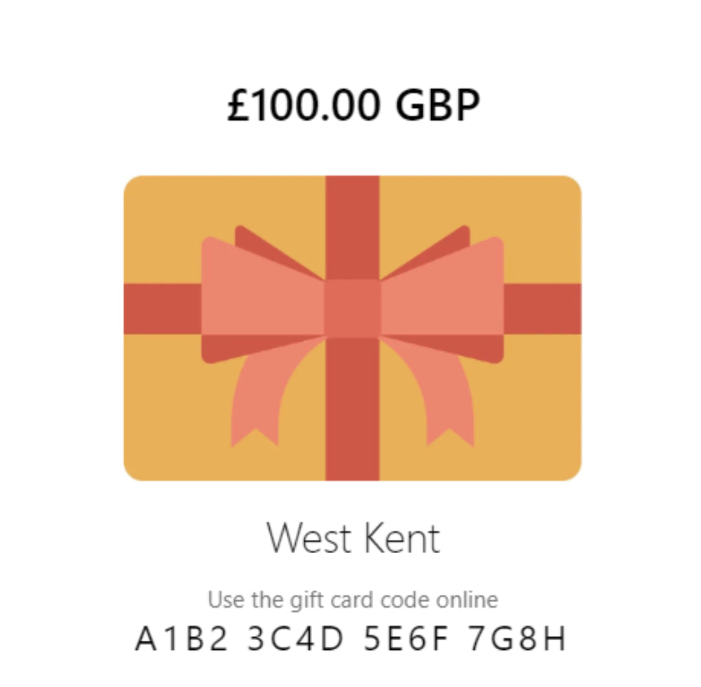 West Kent Gift Card - West Kent