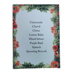 Seeds included in the Smart Garden Variety Hydroponic Seed Pack for West Kent Smart Gardens