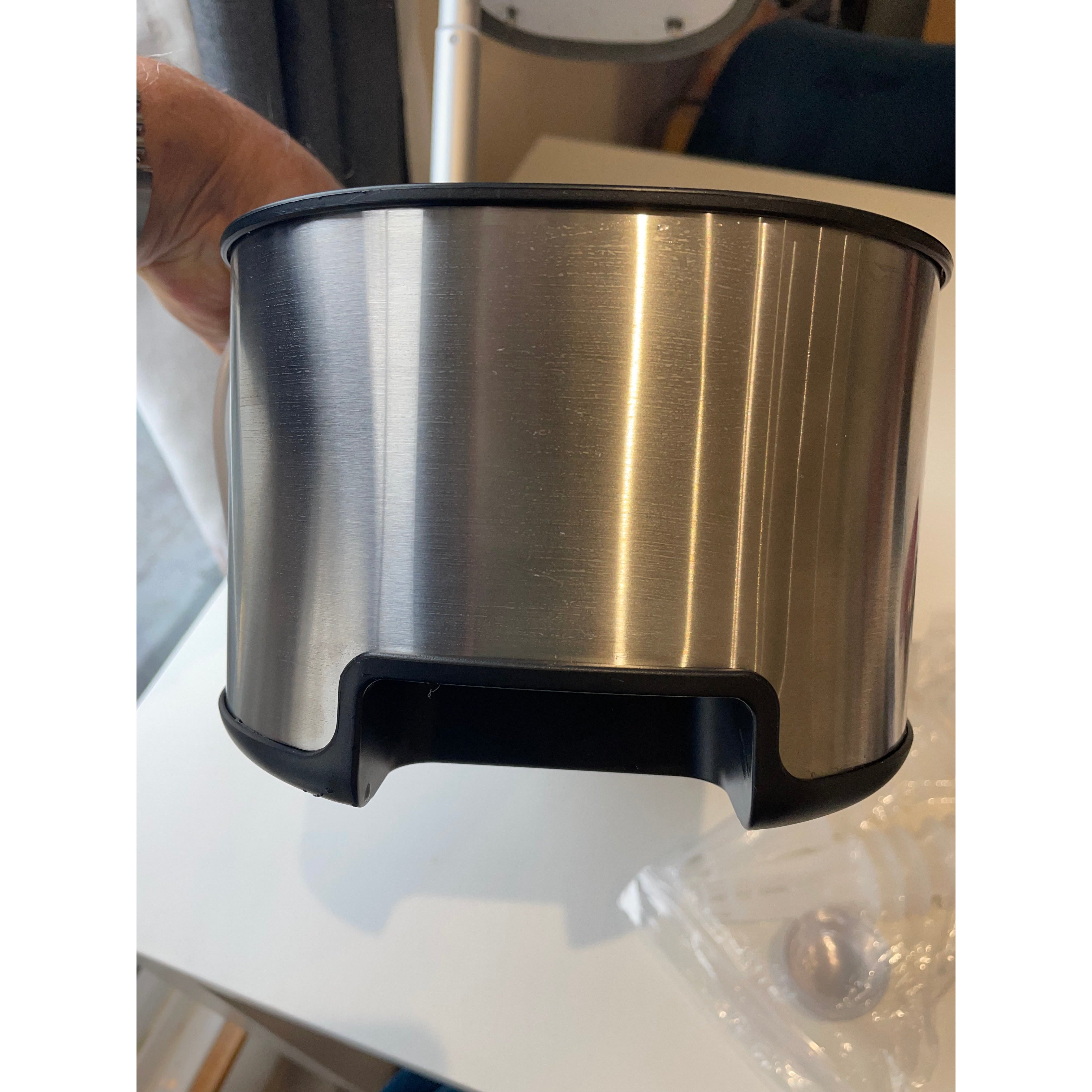 Handles of the stainless steel 12 pod indoor West Kent Smart Garden